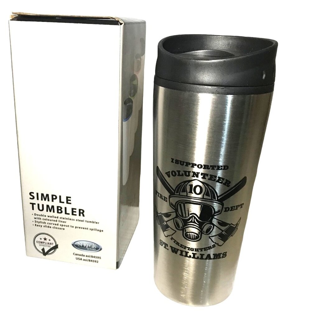 Volunteer Fire Department Tumbler Stainless Steel St. Williams Ontario Canada